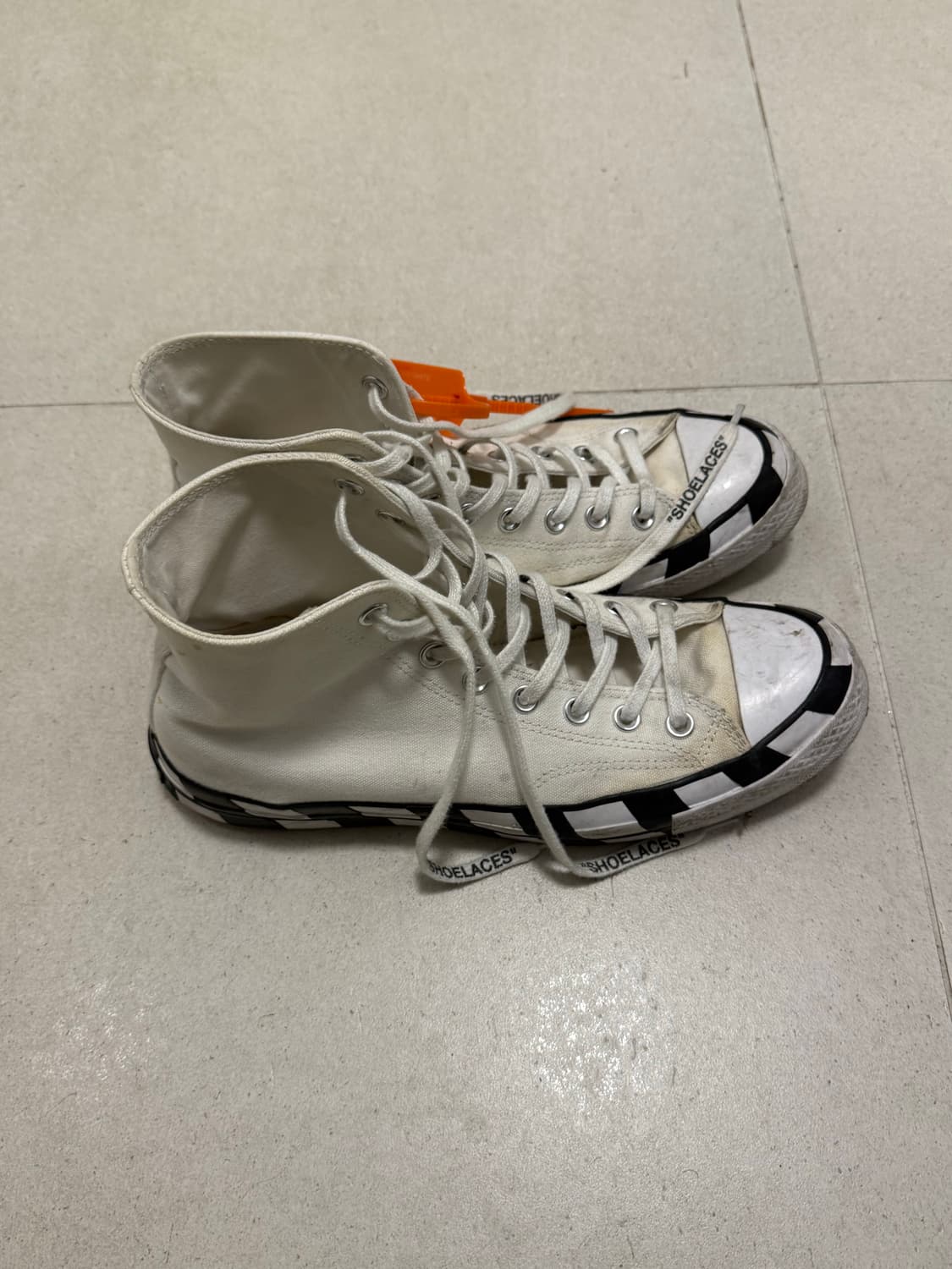 컨버스 X 오프화이트 척 70 하이 275 상품이미지4