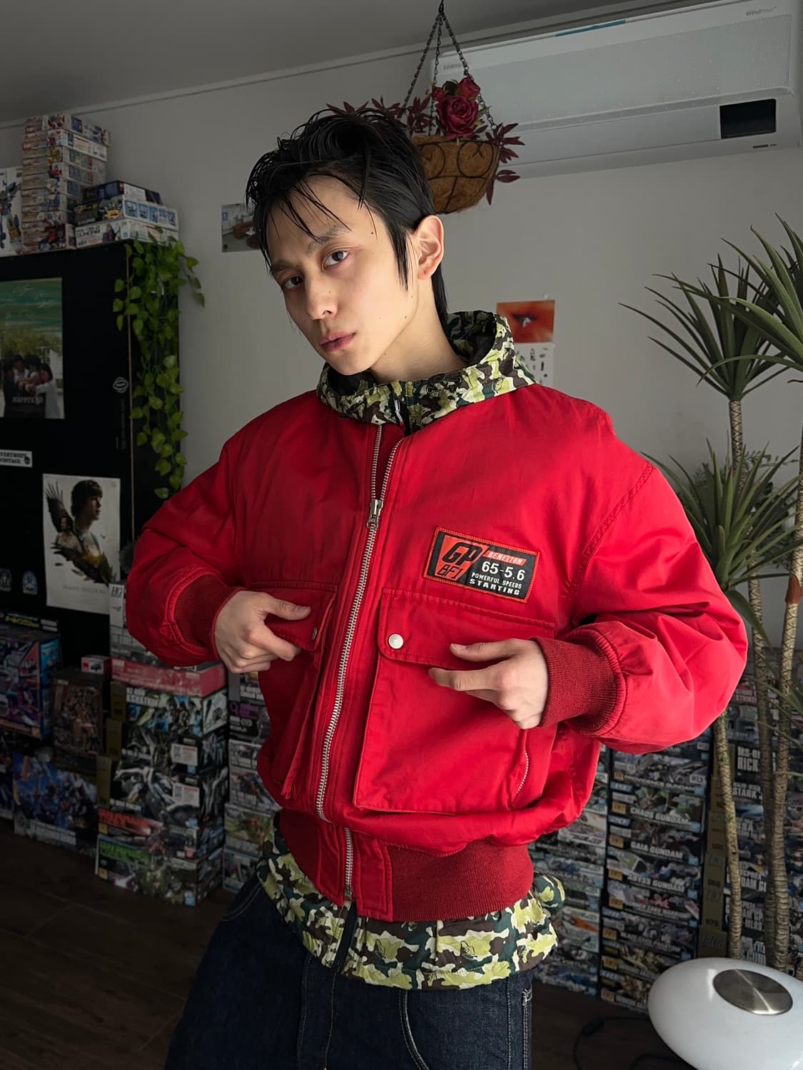 Benetton F1 레이싱 팀 워크 봄버 상품이미지2