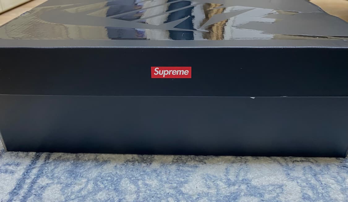 나이키 슈프림 에어포스 미들 블랙 6(240)사이즈 상품이미지6