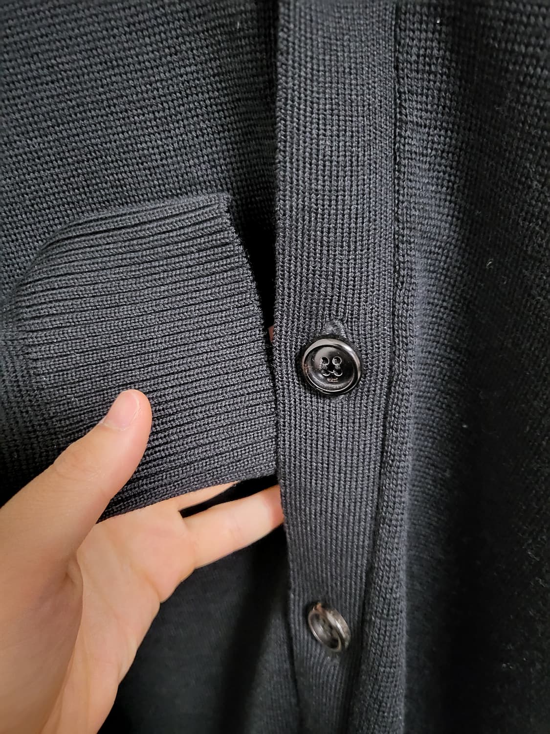 23SS 아미 메리노울 니트 가디건 XL 상품이미지5