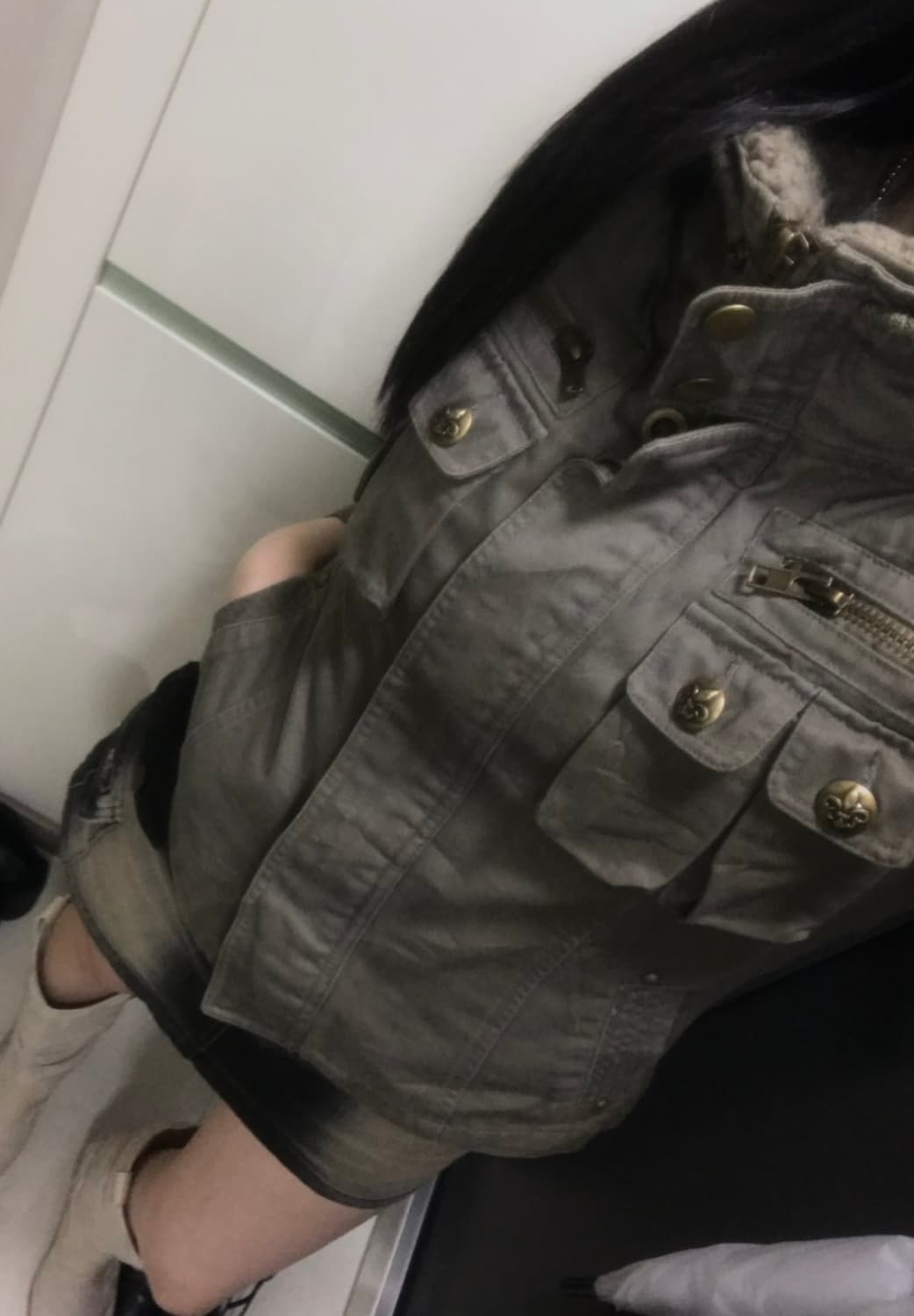 빈티지 야상 자켓 와이즈걸 파우닝 상품이미지1