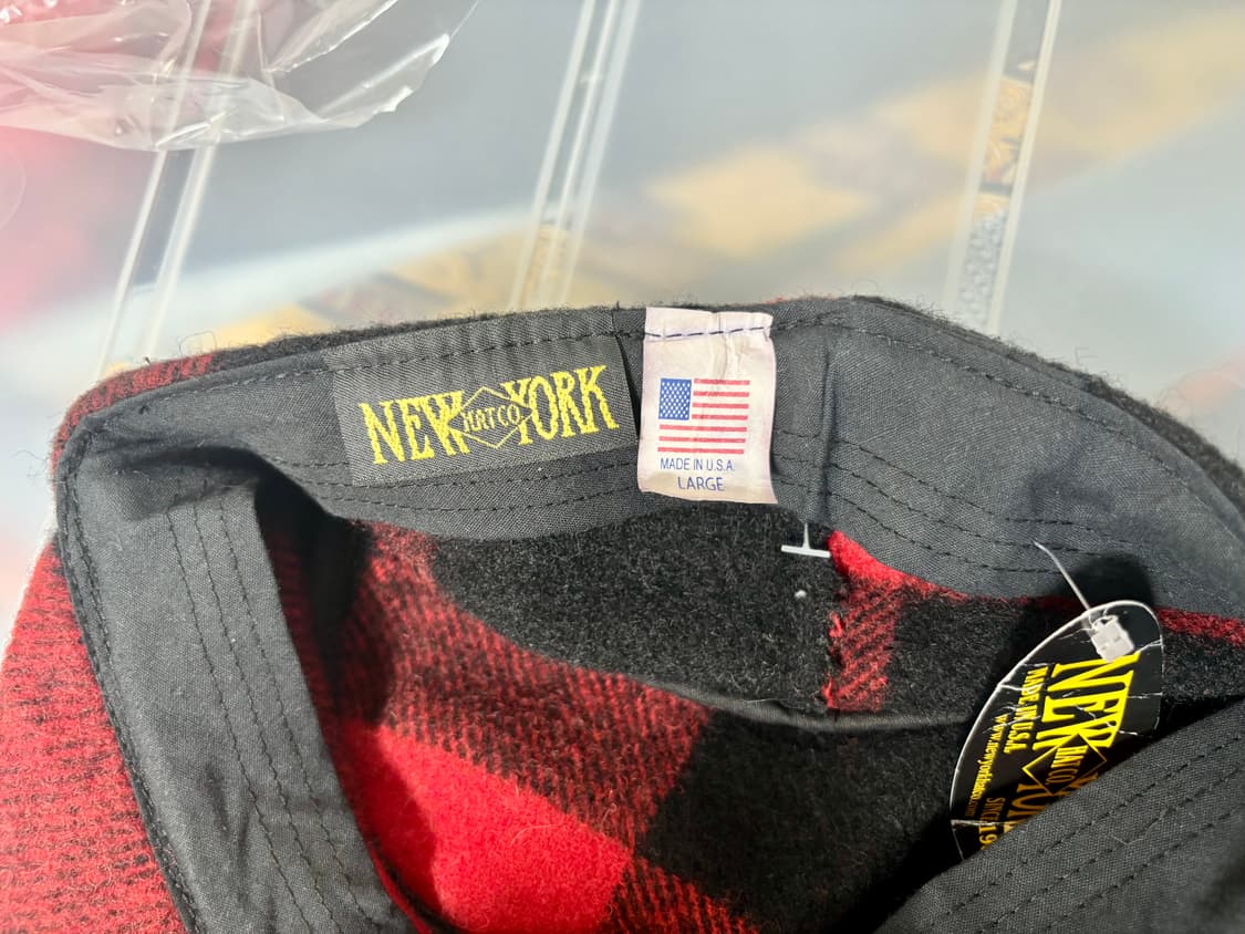 뉴욕햇 버팔로 체크 울 캡 햇 모자 미사용 미국산 상품이미지6