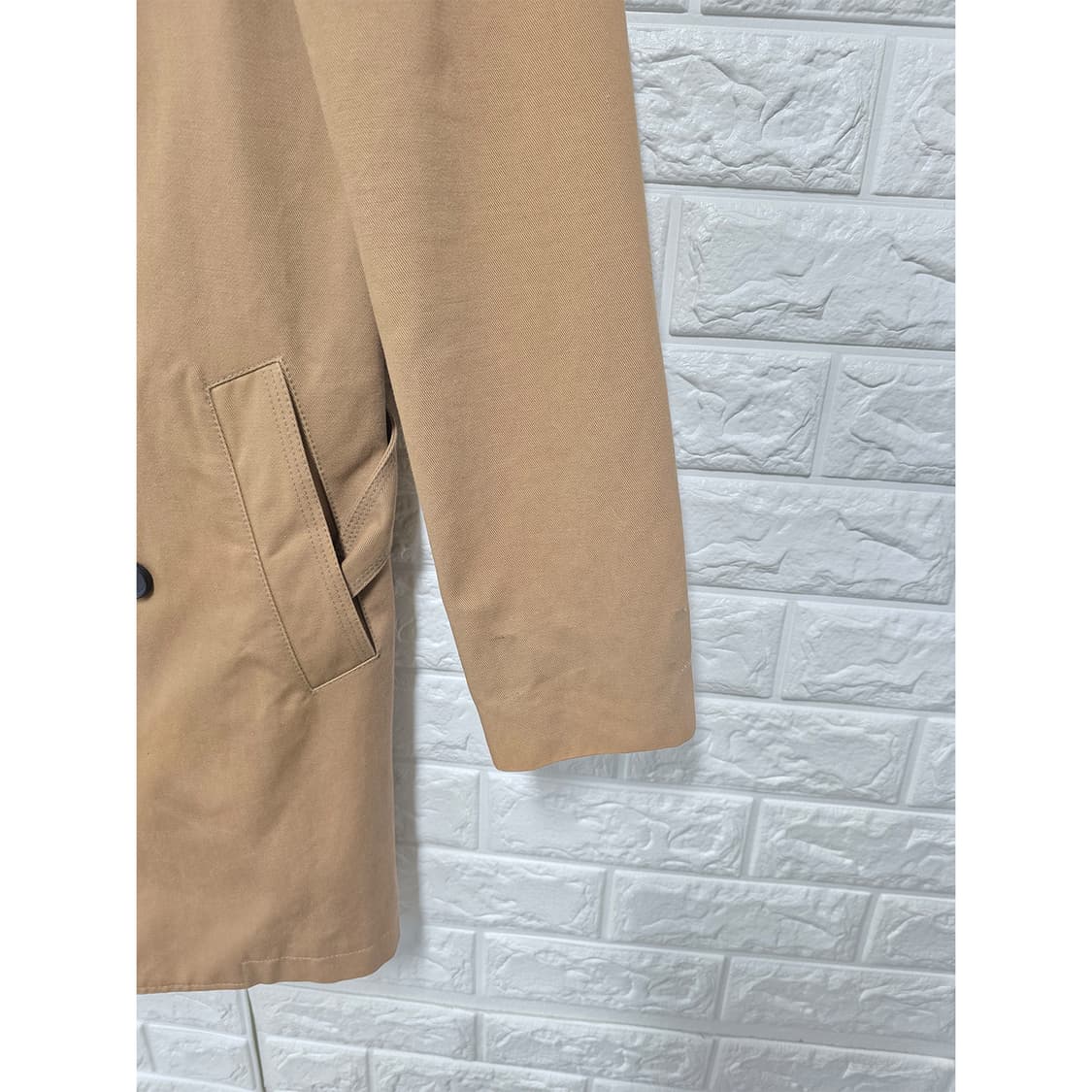 택포) 한섬 더쿠플 The Kooples 남성 더블 코트 M 상품이미지3