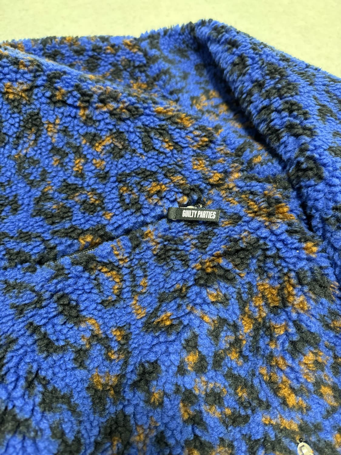 25FW 와코마리아 리버시블 레오파드 보아 플리스 자켓 XL사이즈 새상품 상품이미지5