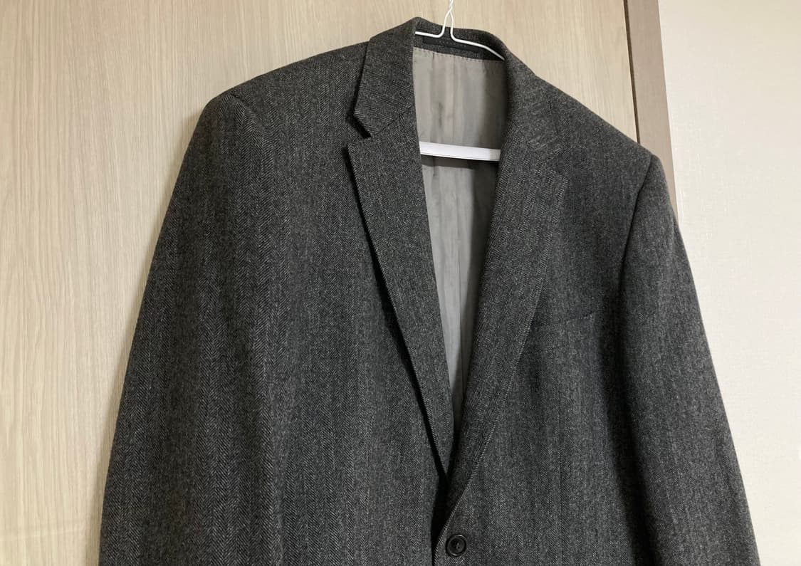 휴고보스 헤링본 자켓 100(48) 판매 상품이미지3