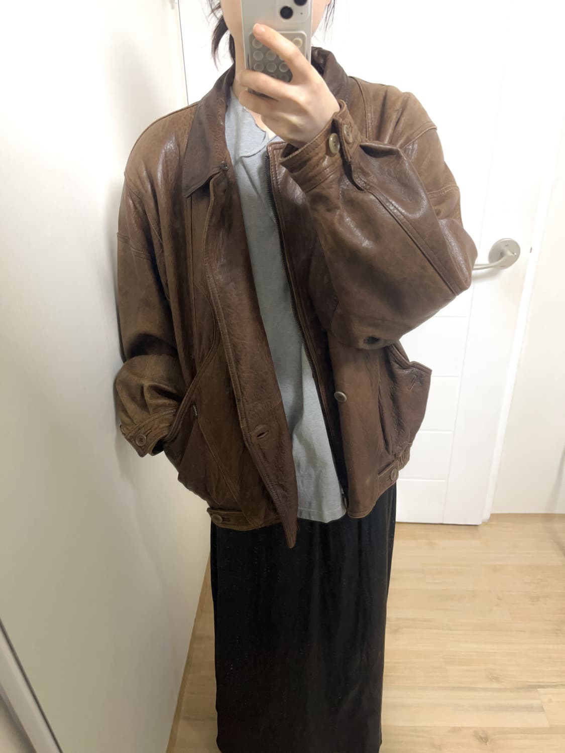 빈티지 레더자켓 상품이미지2