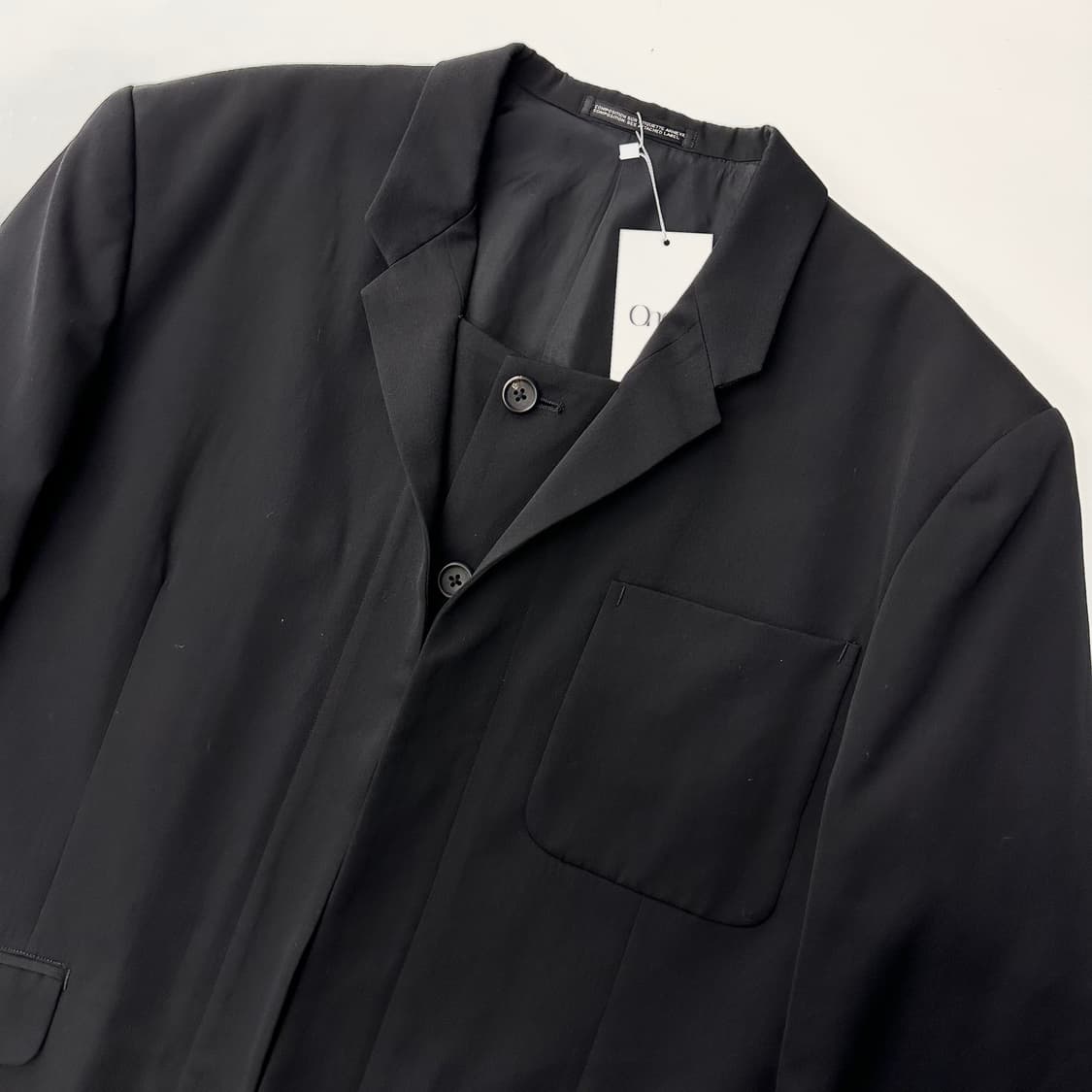 Yohii Yamamoto 요지야마모토 히든 버튼 블랙 상품이미지2