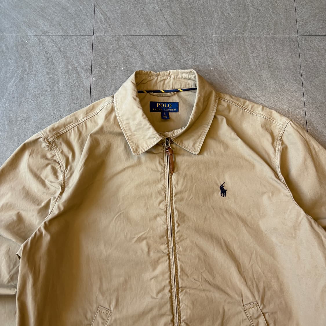 폴로 국내 두산 정품 베이지 베이포트 자켓 상품이미지3