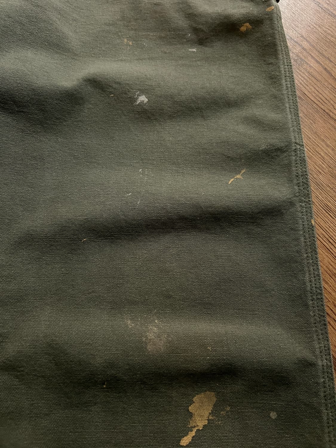 [38]칼하트 USA 빈티지 페인팅 모스그린 싱글니 워크 팬츠 M14 상품이미지5