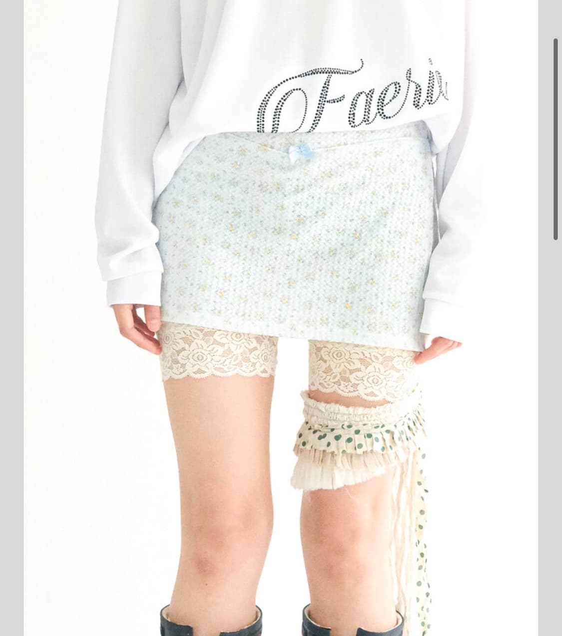 구함) 샵페어리 플라워 자카드 팬츠 상품이미지1