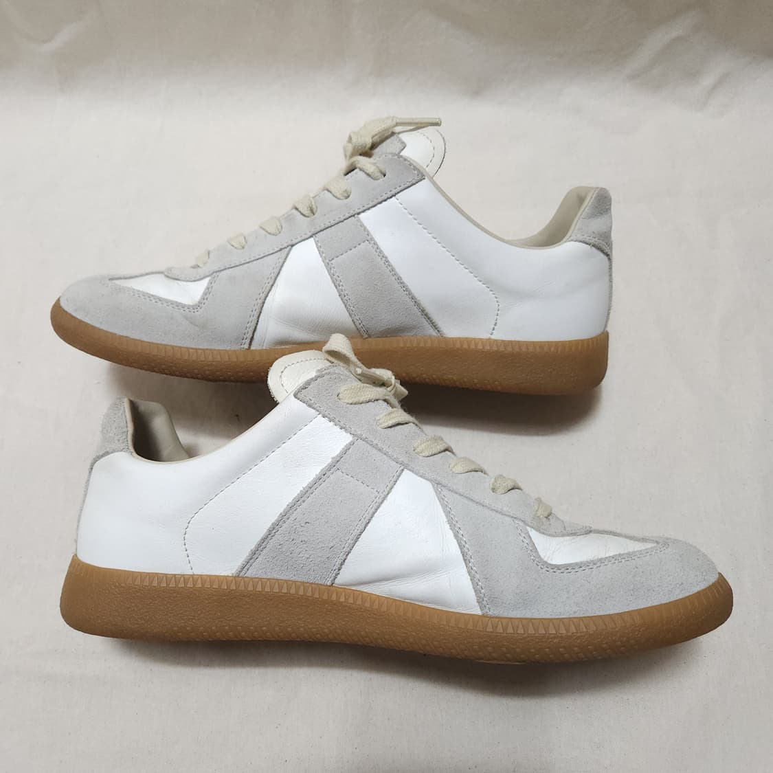 [40] 메종 마르지엘라 카프스킨 레플리카 스니커즈 화이트 상품이미지5