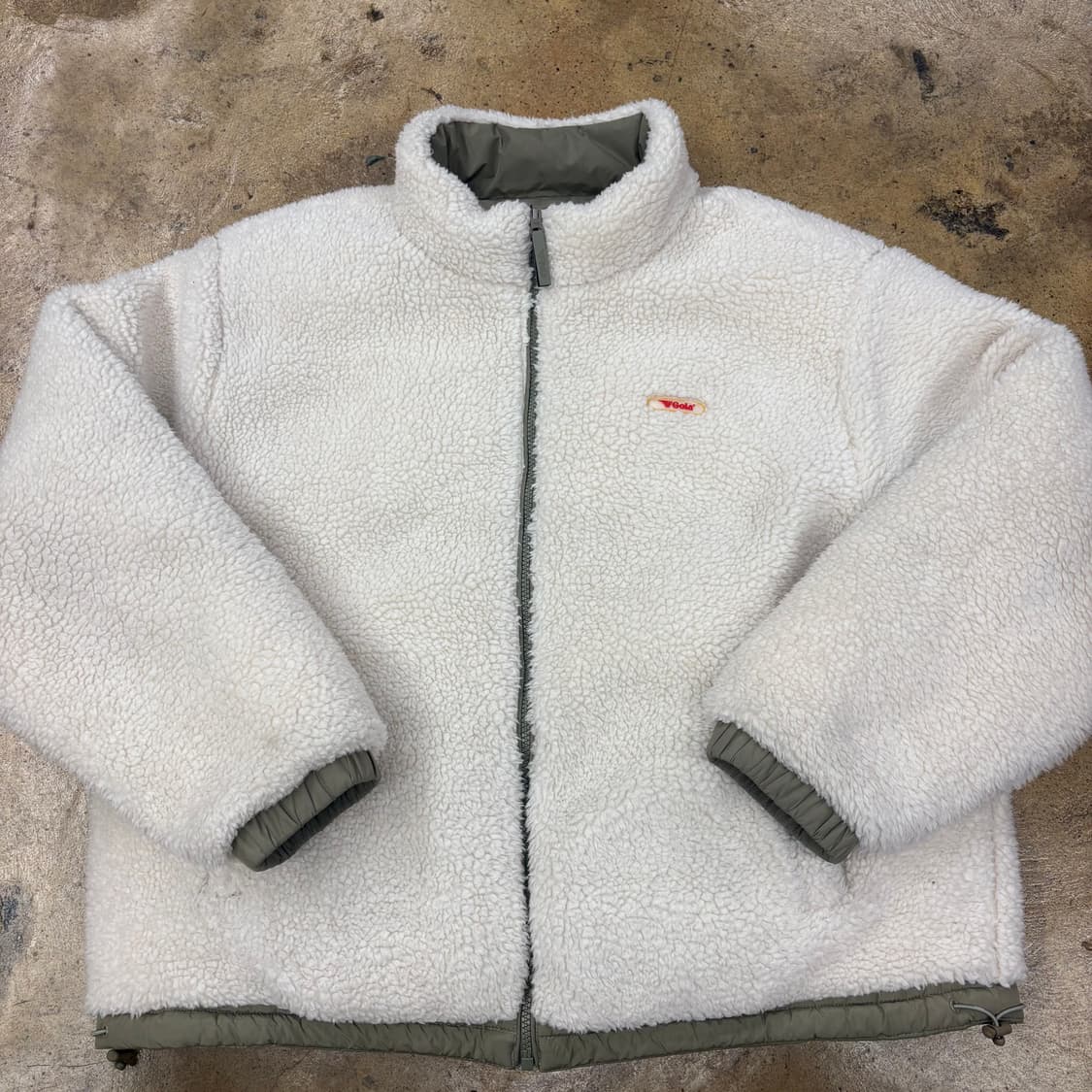 [정품/M] Gola 골라 양털 플리스 자켓 b17 상품이미지2