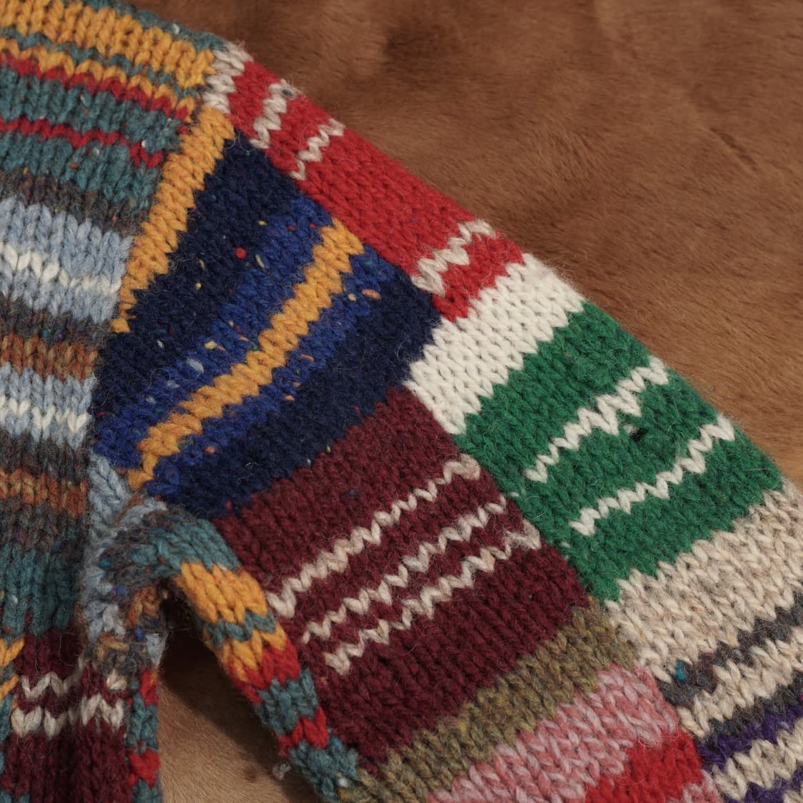 1990s J Crew 패치워크 니트 상품이미지8