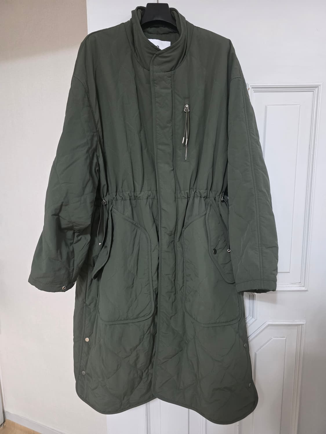 지오송지오 퀼팅 롱자켓 야상 상품이미지1