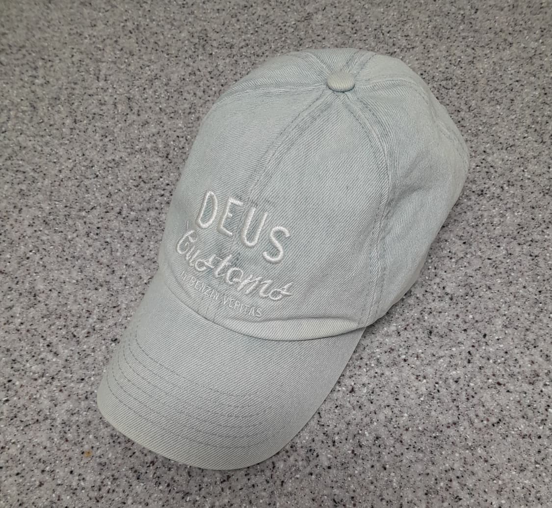 💥데우스 엑스마키나 빈티지워싱 데님 볼캡 
 상품이미지1