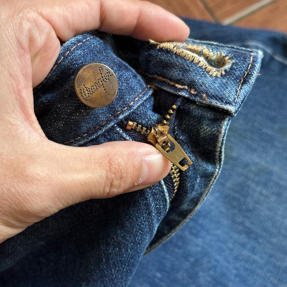 Wrangler blue bell selvedge denim pants 상품이미지5