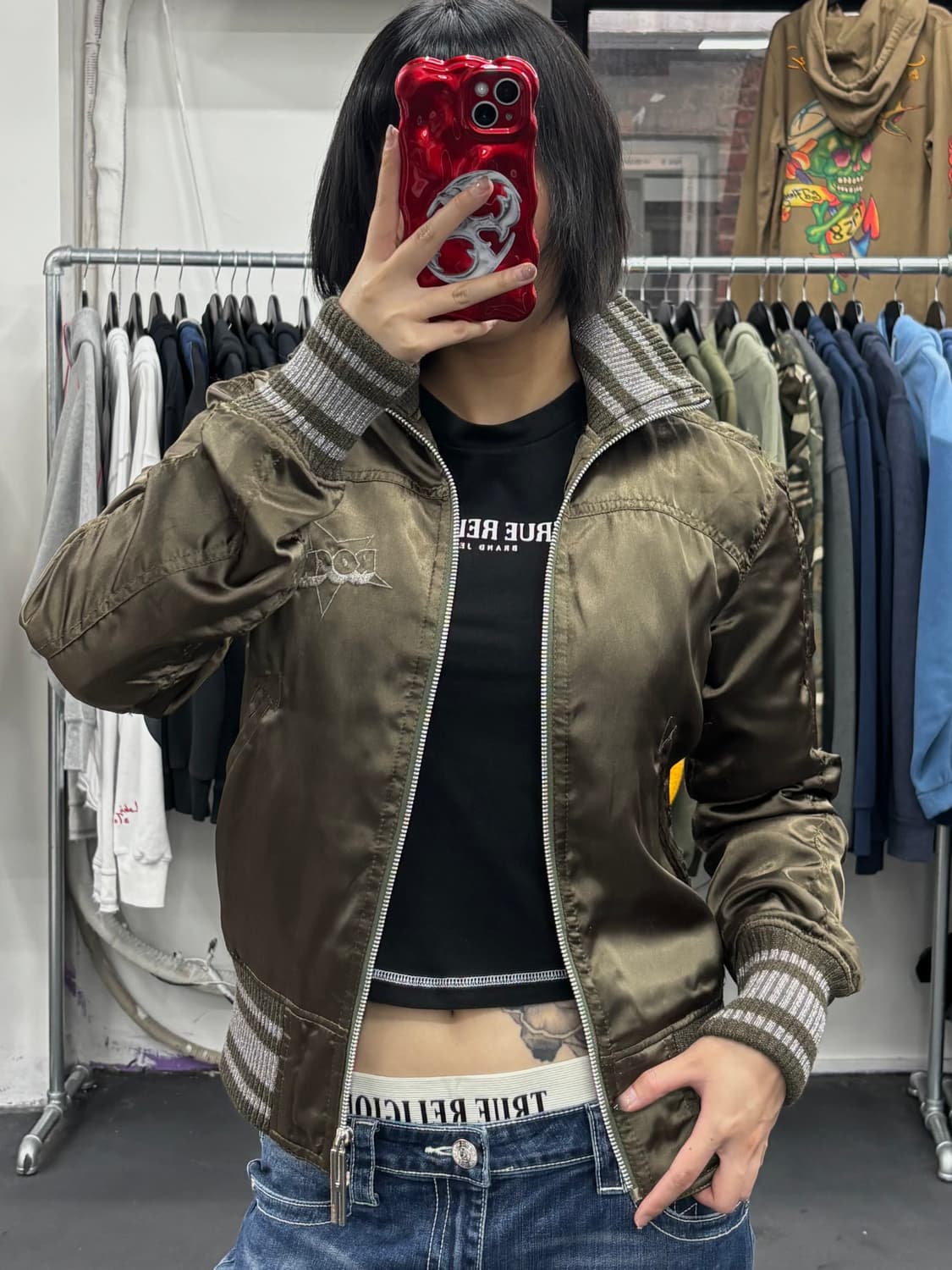 히스테릭 글래머 Rock 블루종 자켓 상품이미지3