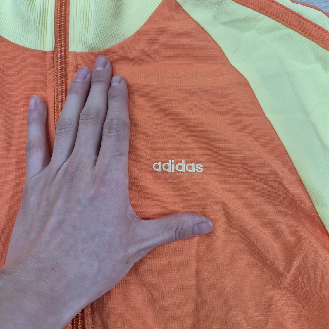 아디다스 삼선 사이드라인 배색 트랙탑 져지 L(100) 상품이미지5