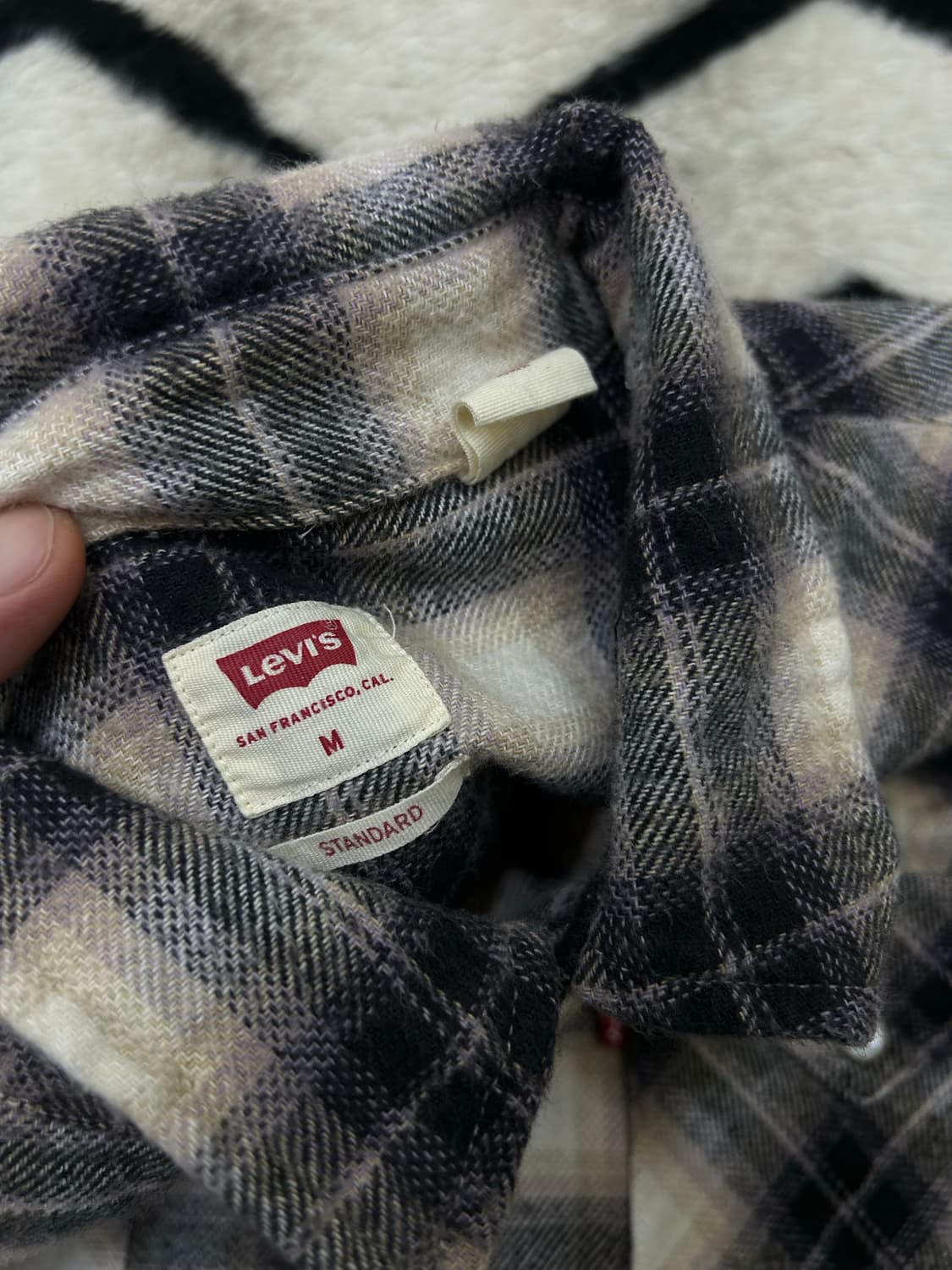 [M]리바이스 플란넬 투포켓 웨스턴 셔츠/스냅버튼 상품이미지5