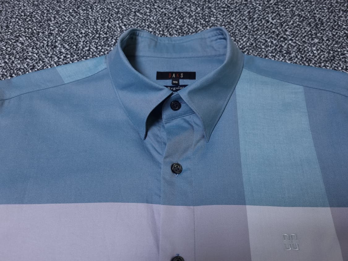 [무료배송][105]닥스 남성용 간절기 체크 셔츠 남방 상품이미지5