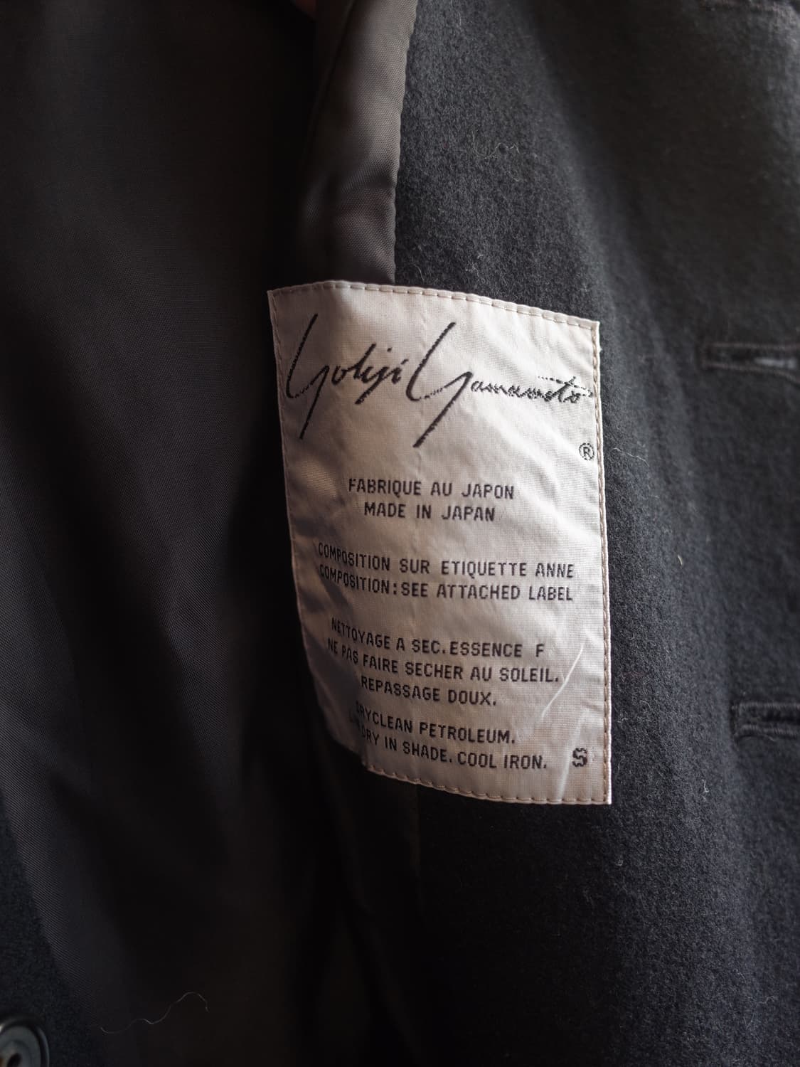 YohjiYamamoto 요지 야마모토 울 원피스 상품이미지4