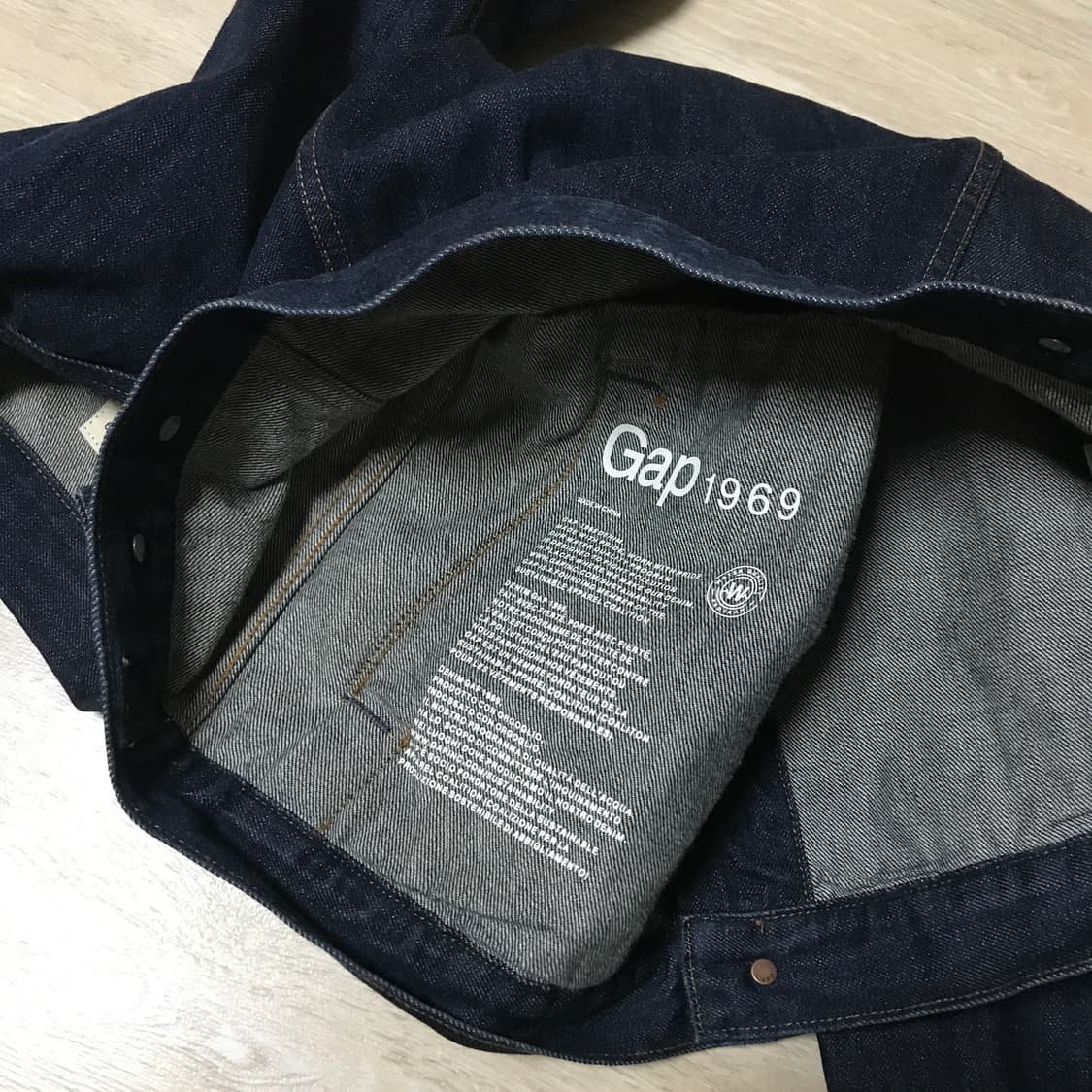 GAP 갭 데님 트러커 청자켓 M사이즈 1969 상품이미지5