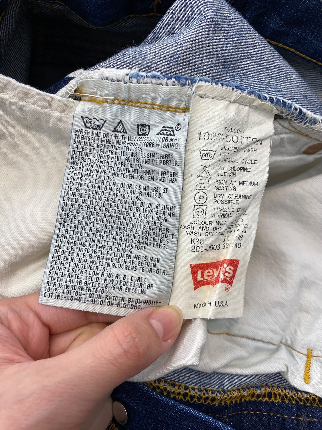 90’s 리바이스 37501 201XX  상품이미지9
