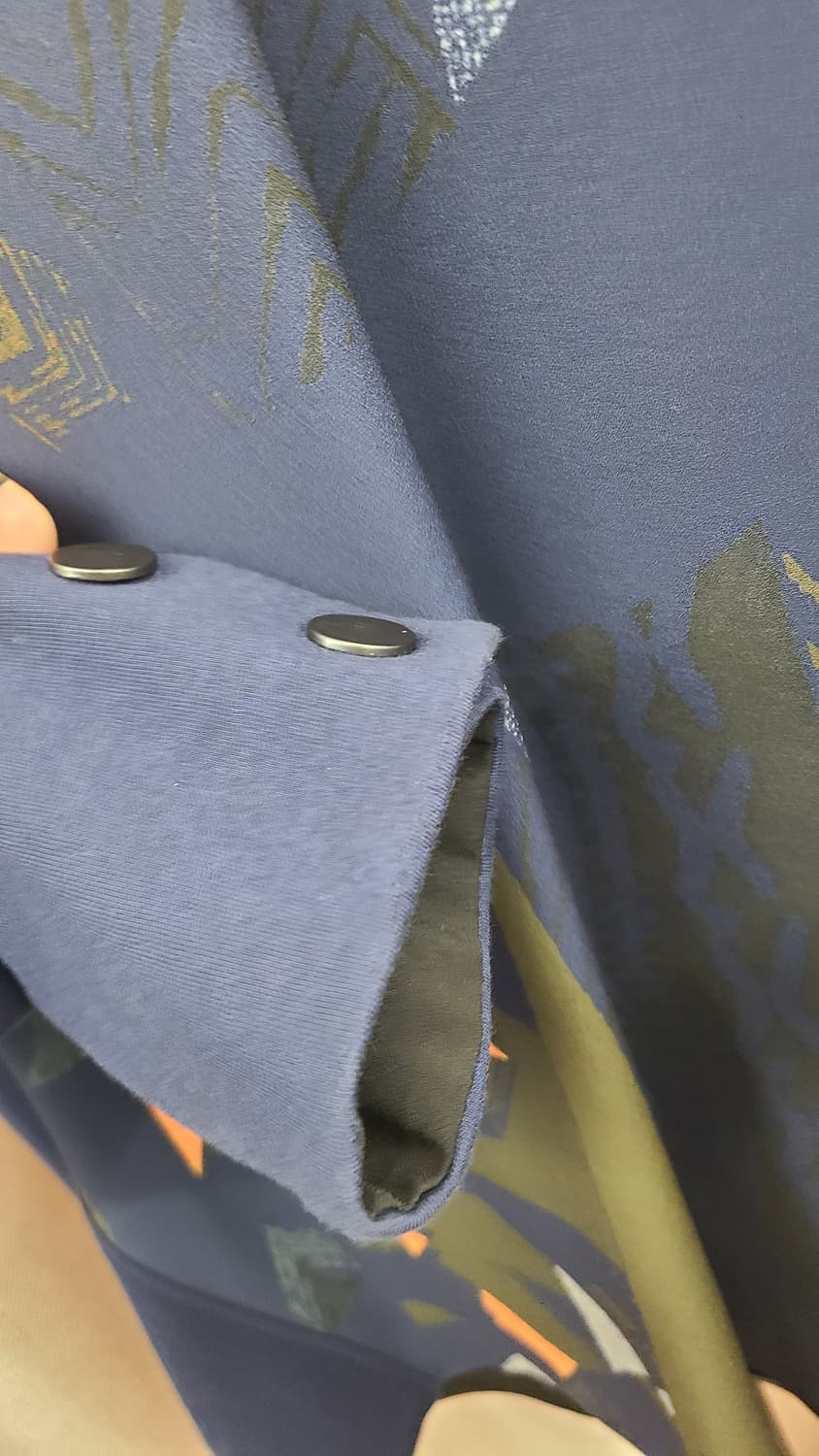 it michaa패턴 긴팔 티셔츠 네이비 상품이미지8