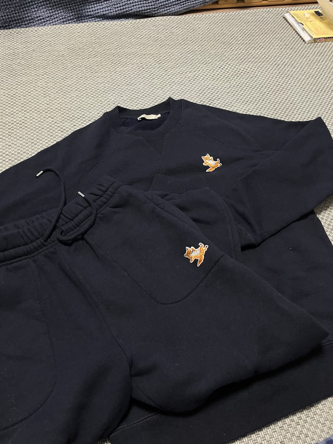 메종키츠네 셋업 맨투맨 조거팬츠 트레이닝 상품이미지2