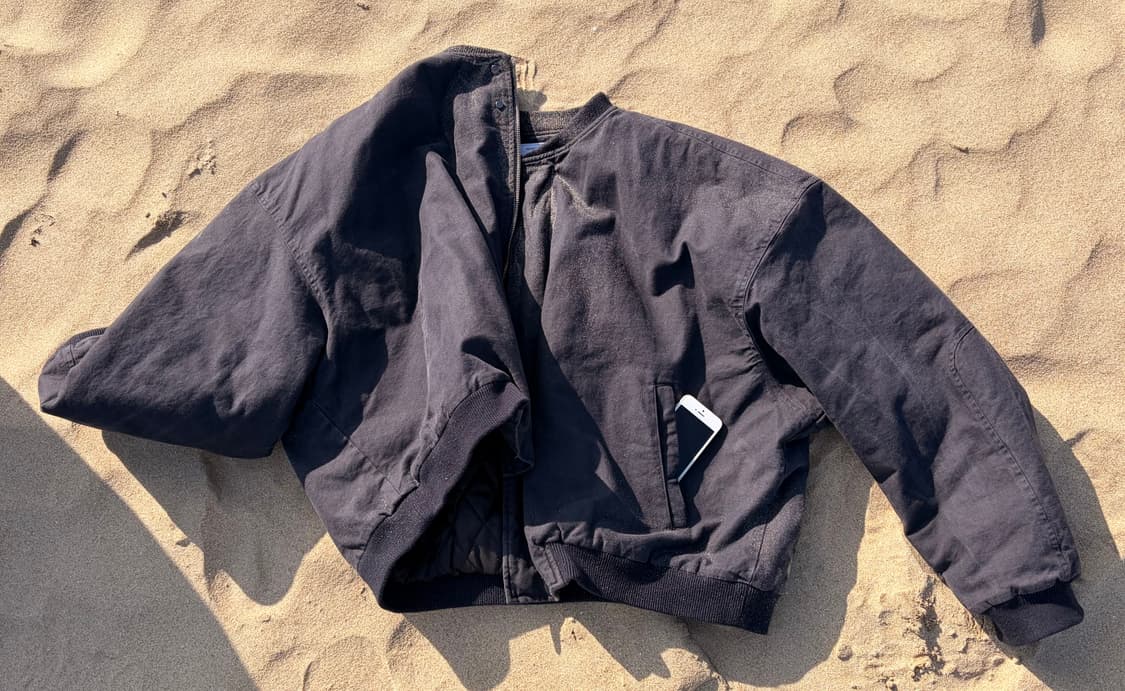 논노드 서퍼 다이 서지 봄버 네이비 상품이미지1