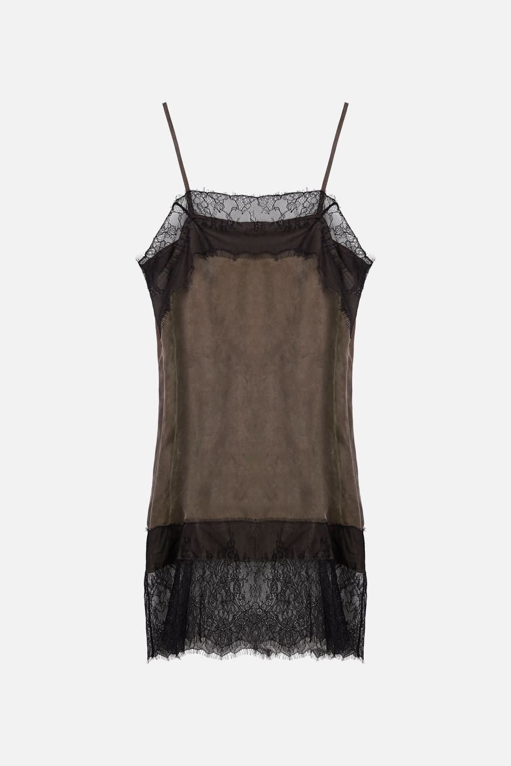 세릭 레이스 슬립 드레스 Lace Slip Dress / Brown  상품이미지2