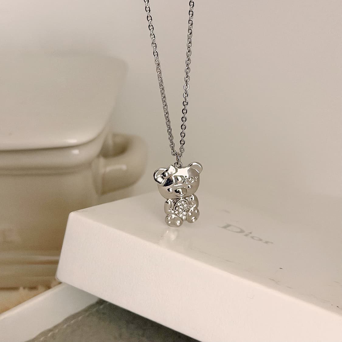 디올 곰돌이 목걸이 [희귀] 상품이미지6