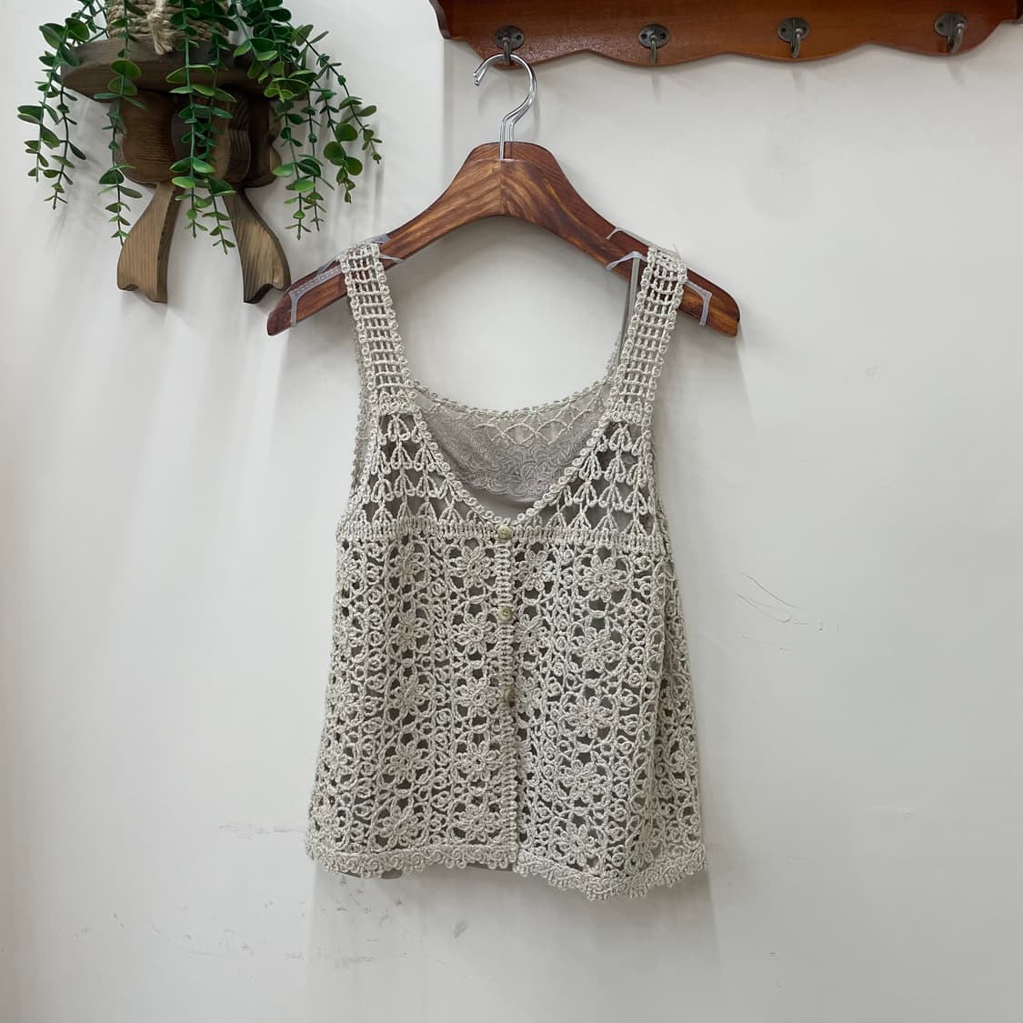 페어리 모리 상의 미니 코디 세트 볼레로.나시.크로쉐슬리브 상품이미지3