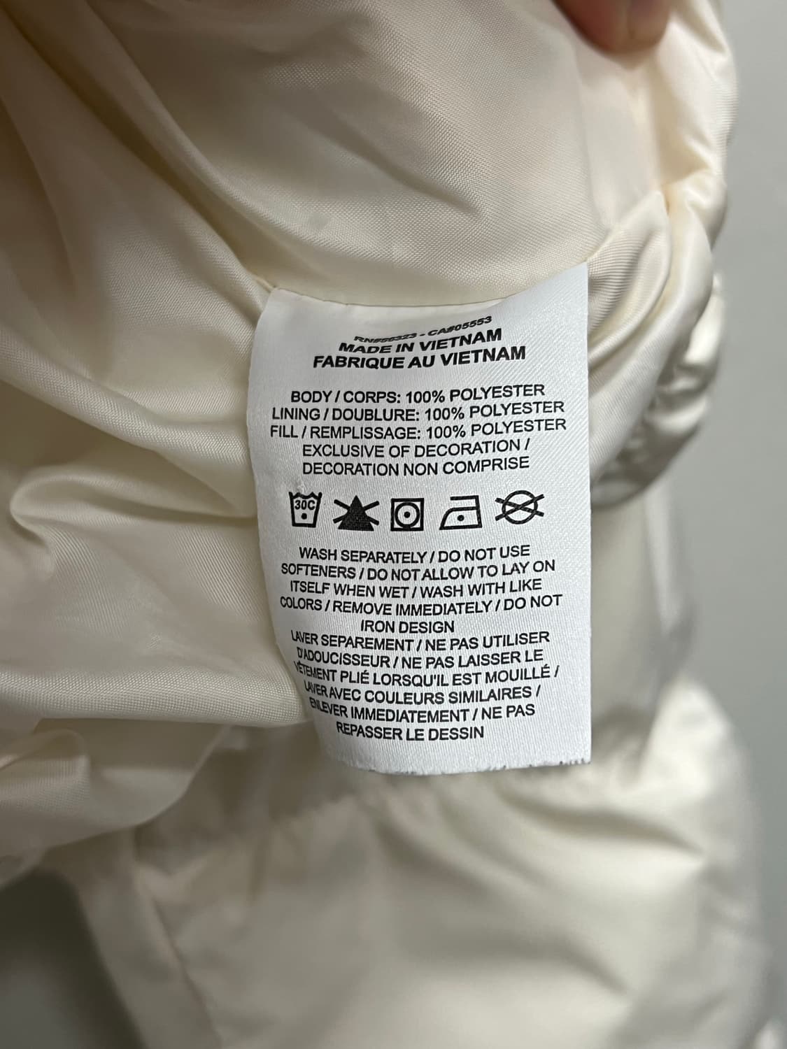 나이키 우먼스 신세틱 필 푸퍼자켓 아이보리 상품이미지5