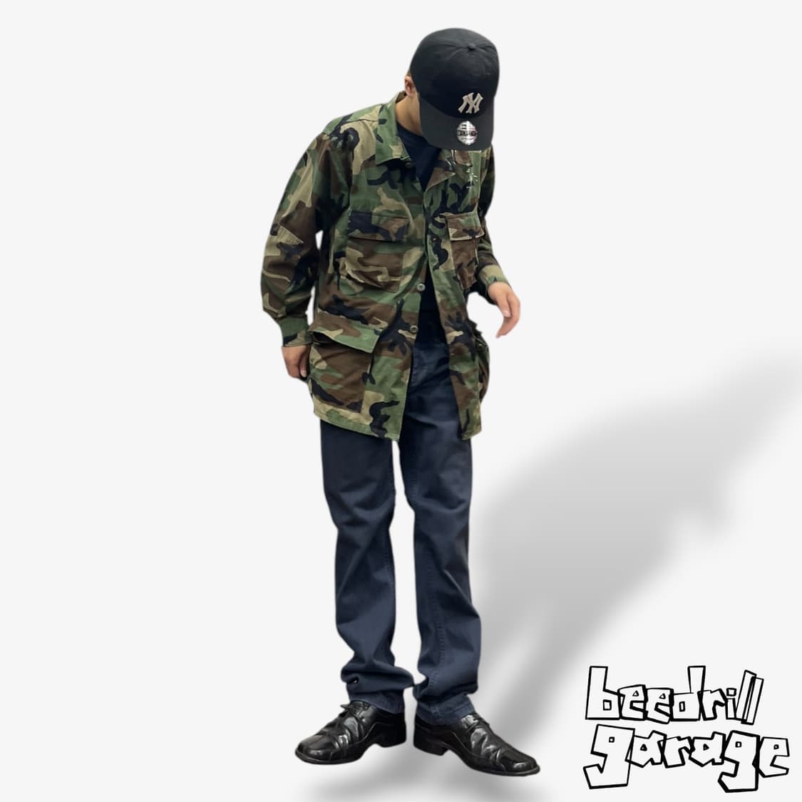 제이콥스 바이 마크제이콥스 네이비 버튼플라이 코튼 팬츠 상품이미지1