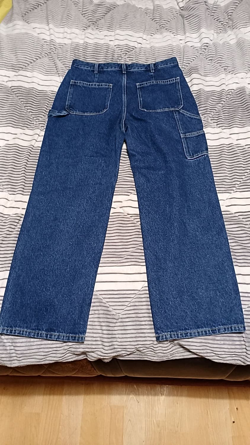 탑텐 와이드청바지 실측33인치 기장106 상품이미지4