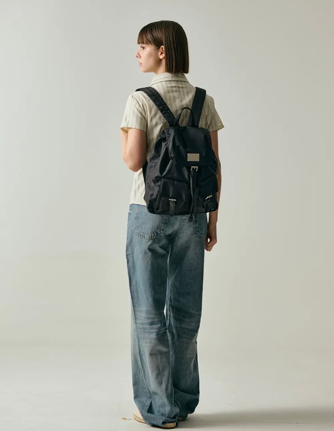 [미사용] 샐러드볼즈 나일론 백팩 saladbowls 상품이미지2