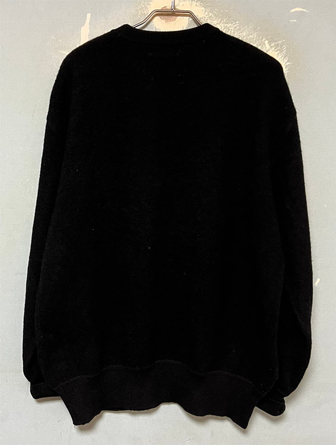 블랙앤화이트 남자 울 니트 매장판 골프 일본 XL 105 상품이미지2