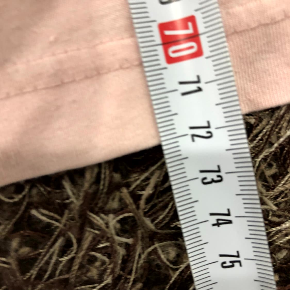  XL 에비수 빅로고 핑크 긴팔 티셔츠 롱슬리브 상품이미지8