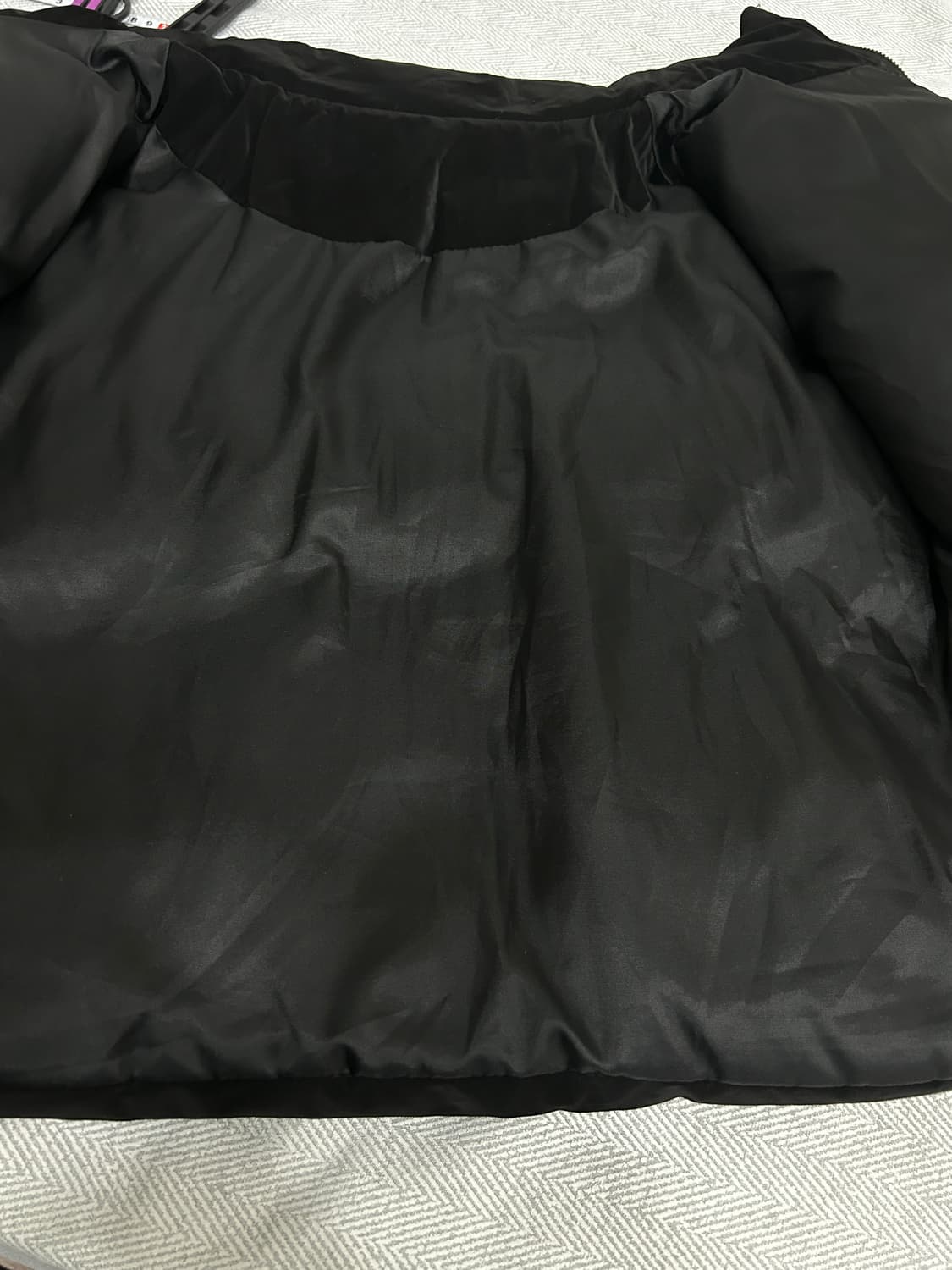 블랙 숏 푸퍼 패딩 여성 F 상품이미지6