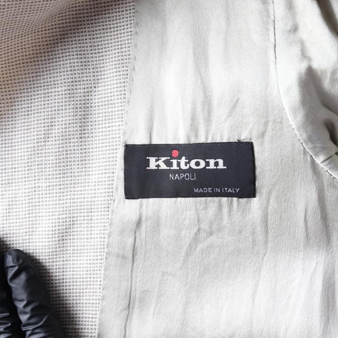 [M]KITON키톤 실크 린넨 캐미시어 노버튼 자켓 재킷
 상품이미지5