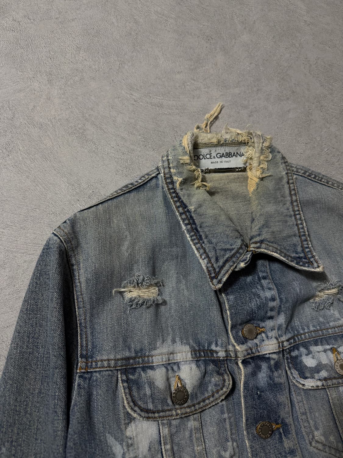 02AW 돌체앤가바나 디스트로이드 데님자켓 상품이미지9