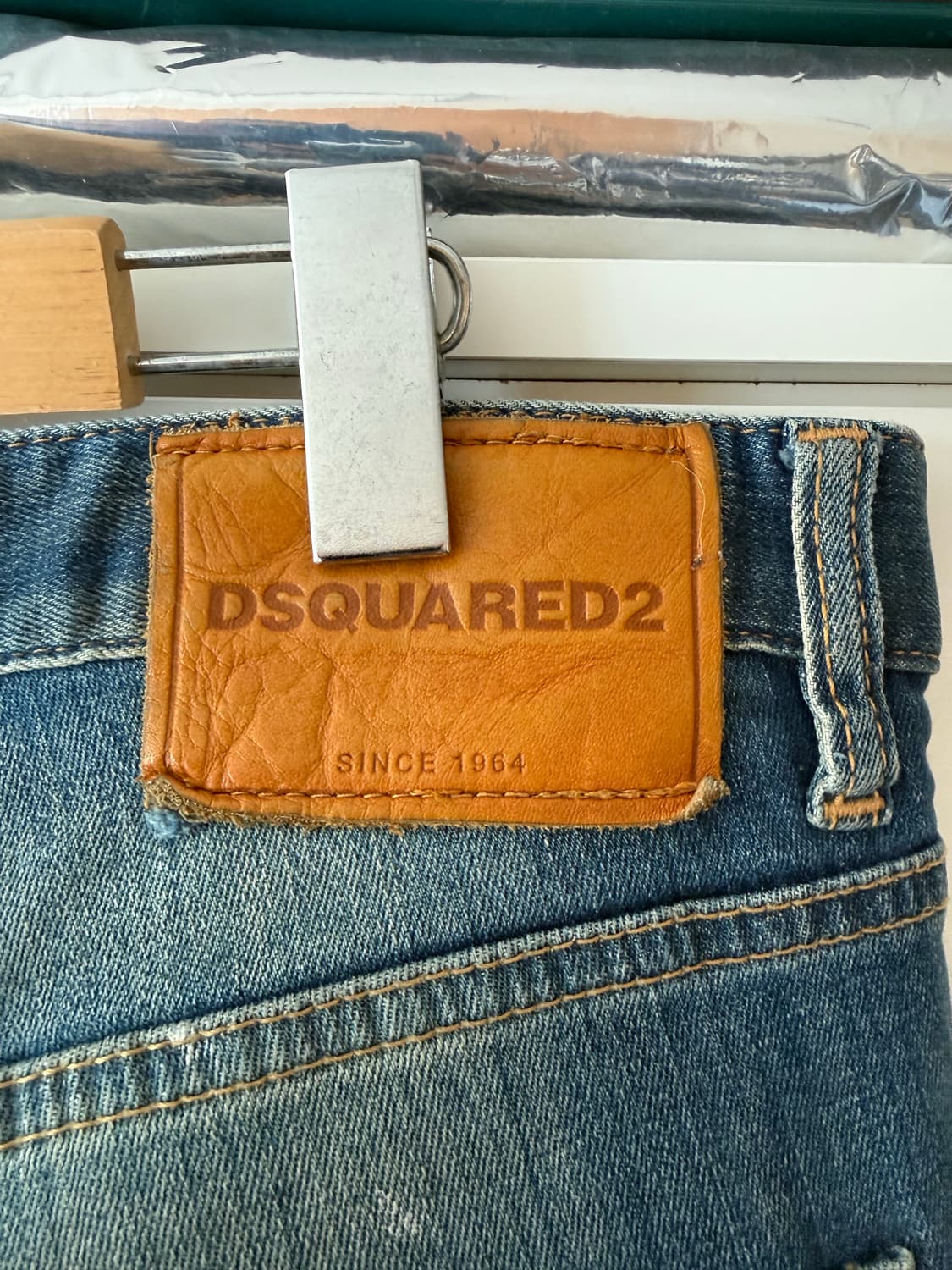 디스퀘어드 DSQ D2 디퀘 쿨가이진 데님 청바지 56사이즈 정품 쿨가이 상품이미지6