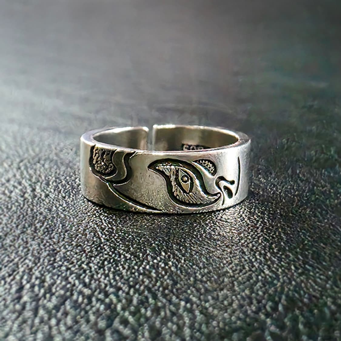 Nemes 실버 남자 엔틱 빈티지 명품 고대 호루스의눈 반지 상품이미지1