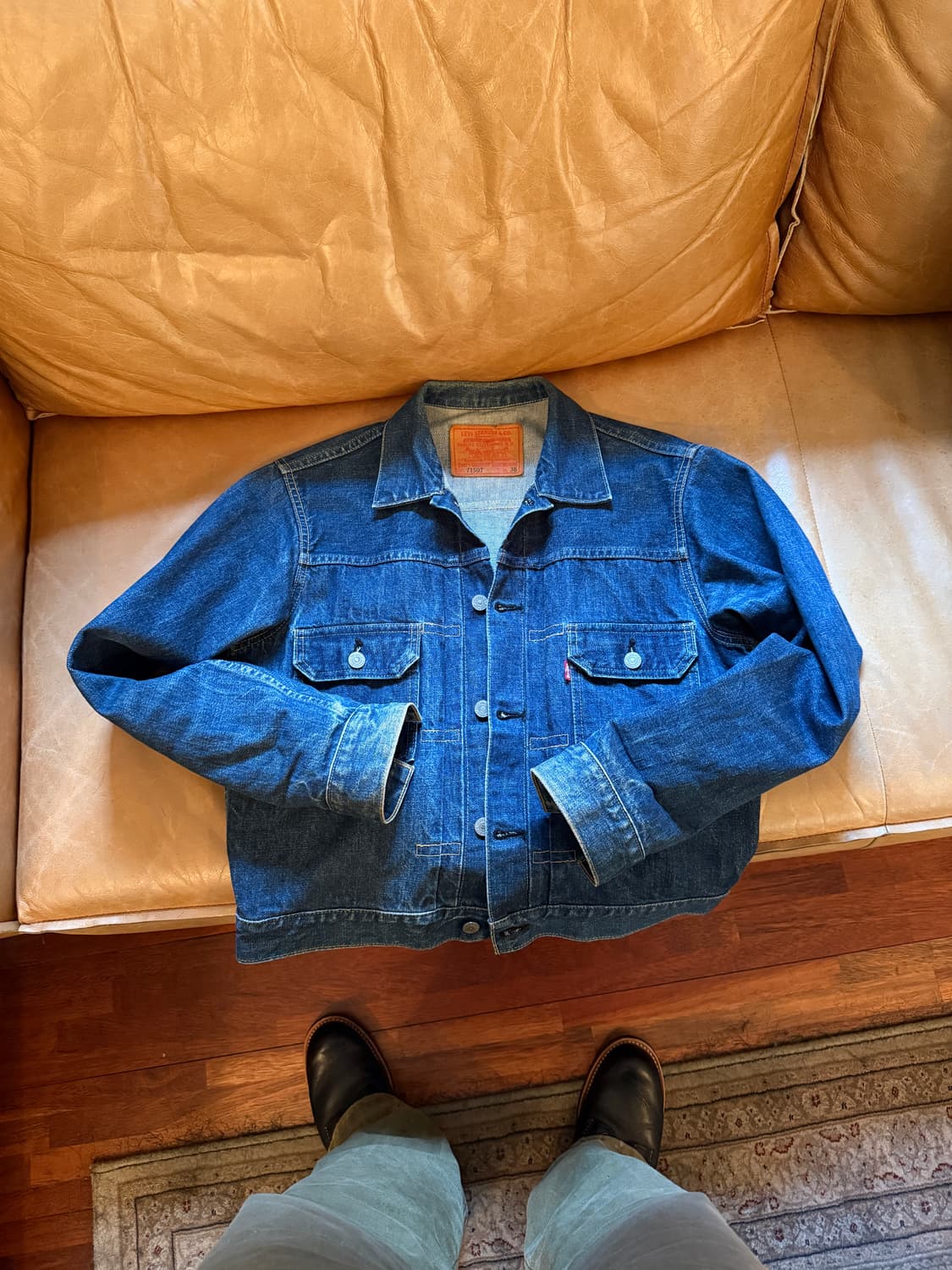 리바이스 빈티지 데님자켓 71507 38사이즈 상품이미지1