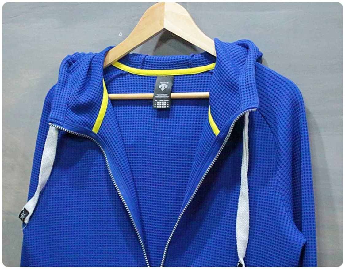 데상트 듀얼리스 와플 후드집업 자켓 L 상품이미지7