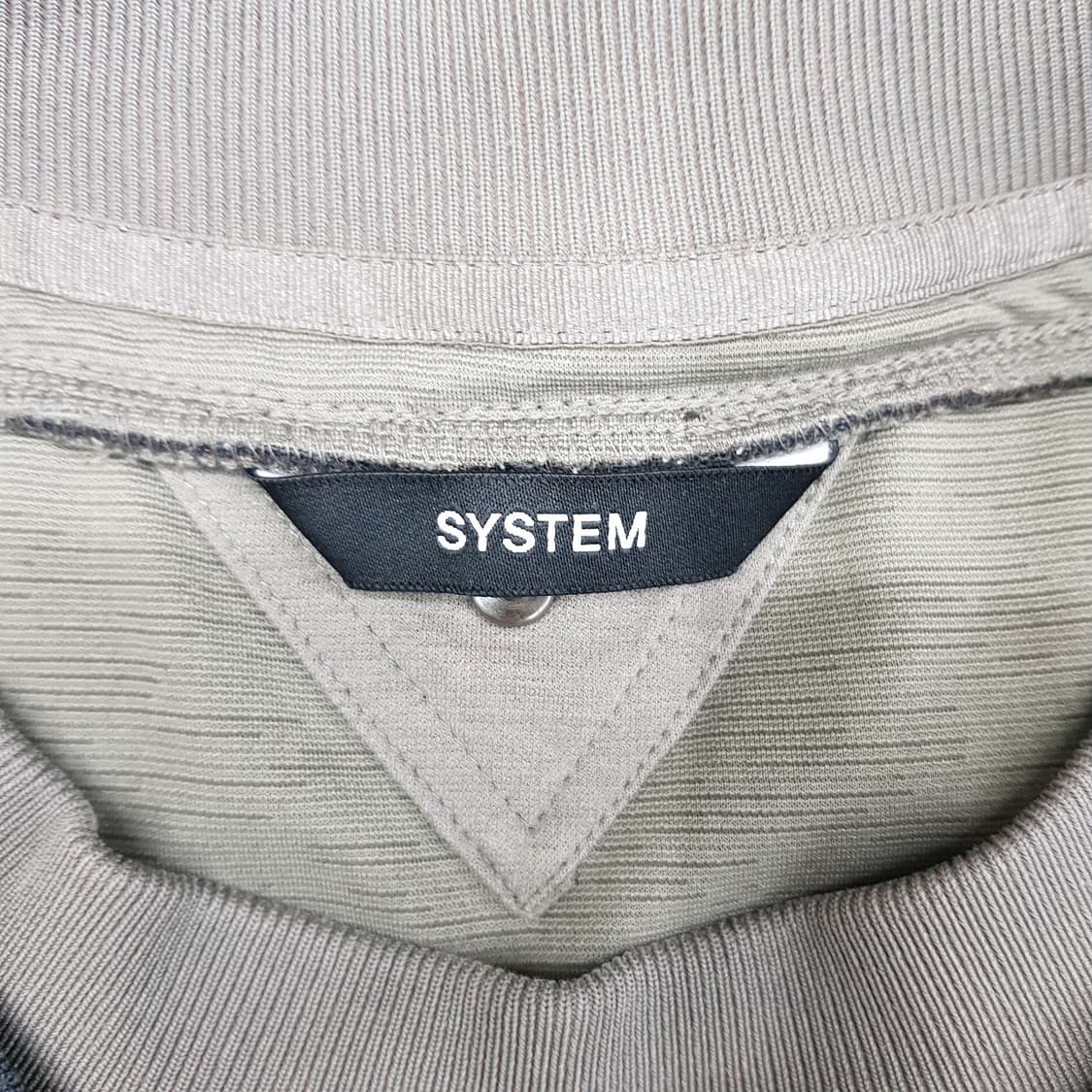 한섬 시스템옴므 2022 레이어드 반팔 티셔츠 100사이즈 상품이미지7