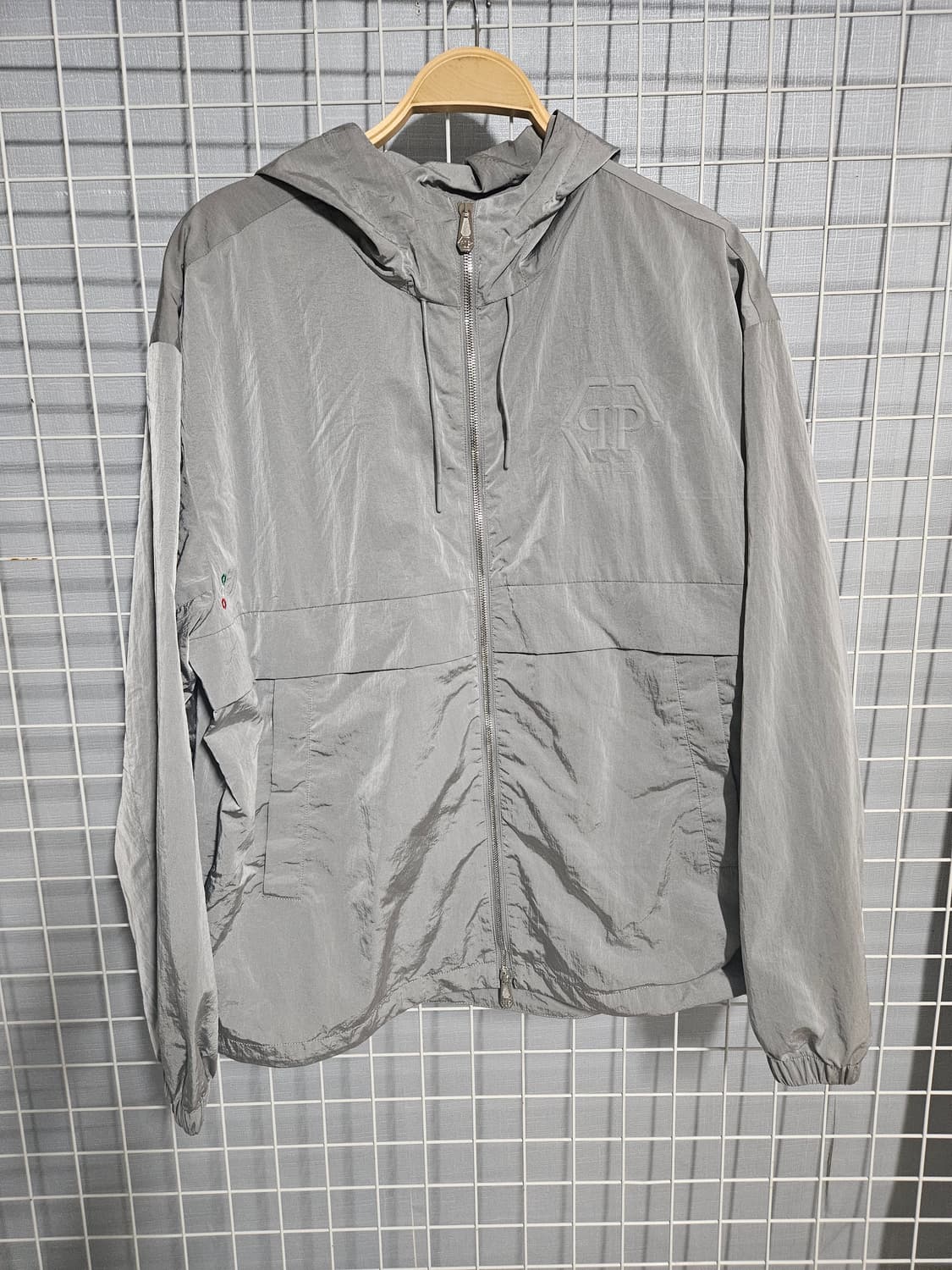 필립플레인 후드 바람막이 그레이 상품이미지1