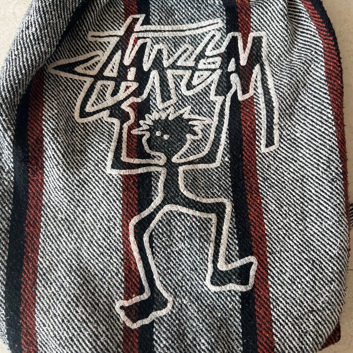 빈티지 90s Stussy 로고 스트링 백 상품이미지3
