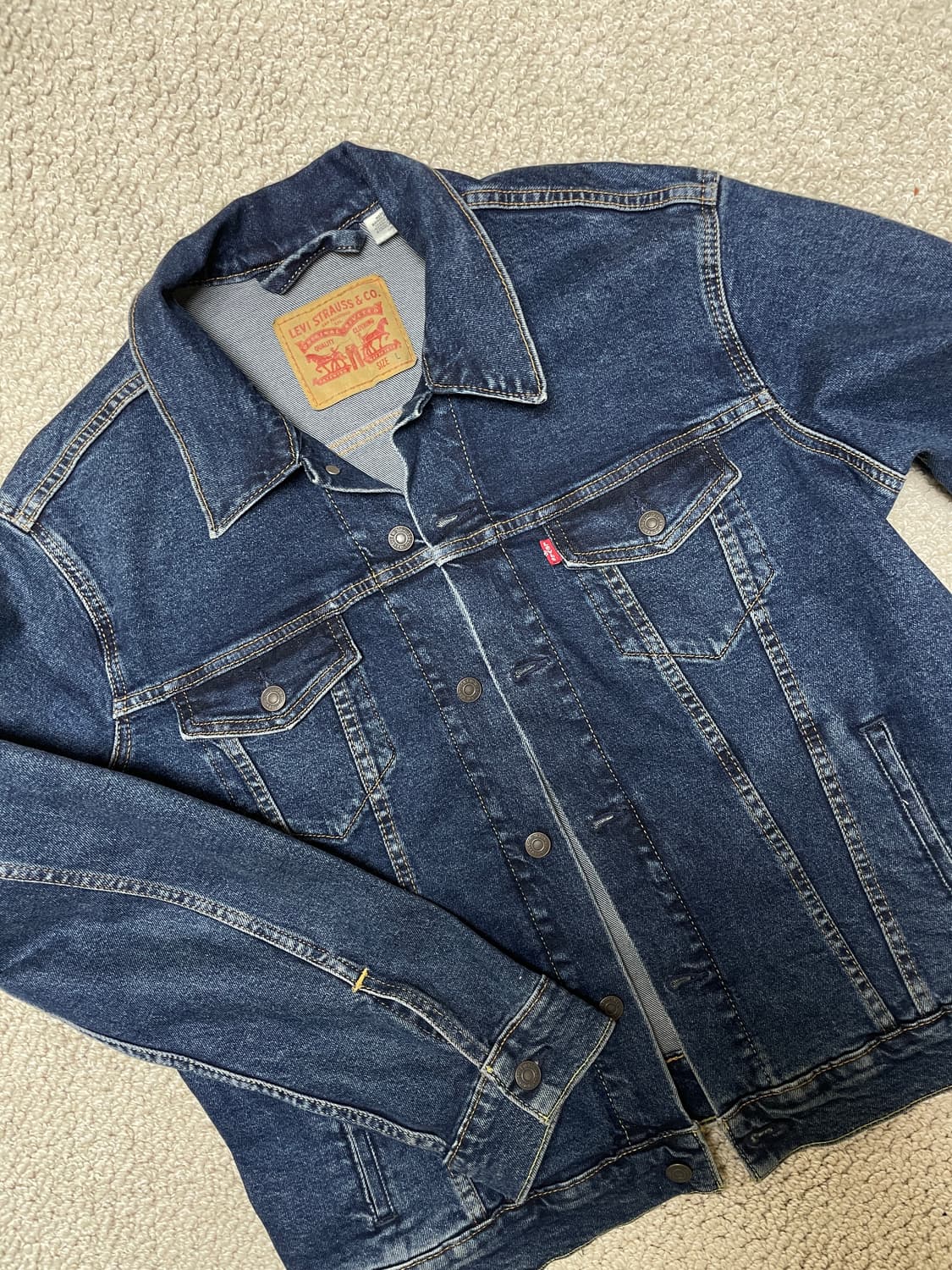 리바이스 데님자켓 사이즈L 상품이미지4